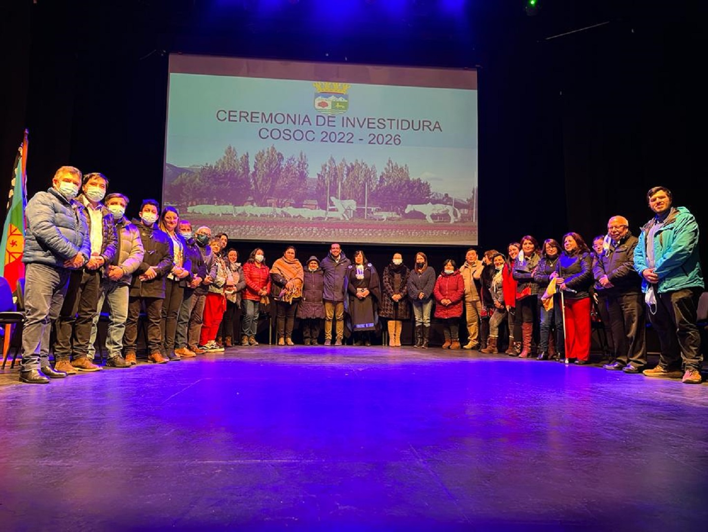 ALCALDE DE COYHAIQUE ENCABEZÓ CEREMONIA DE INSTALACIÓN DEL PRIMER COSOC